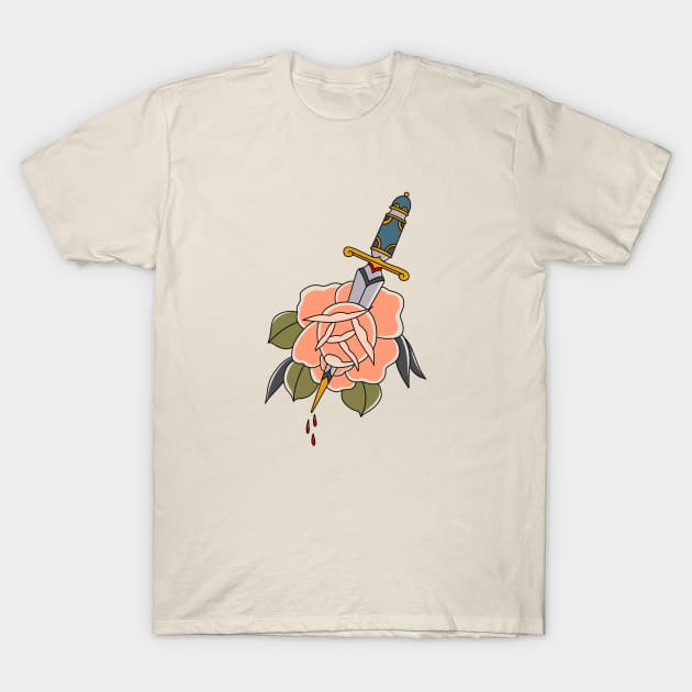 Rose & Dagger T-Shirt by jiniandtonic